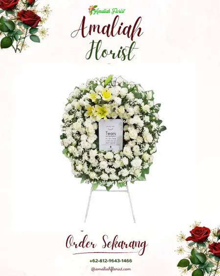 Krans Bunga Duka Sukomakmur